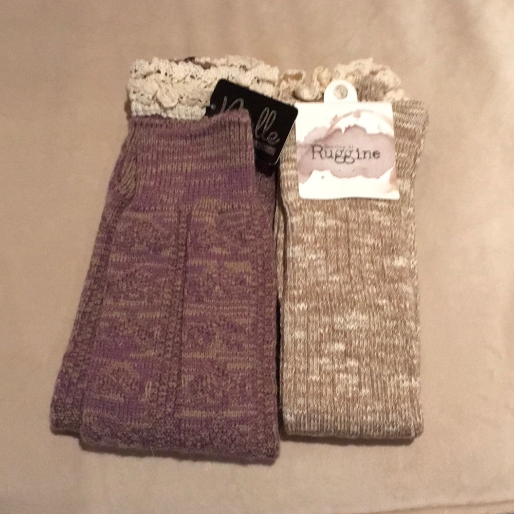 A SET OF HIGH TOP BOOT SOCKS - Picture 2 of 3